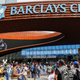 The scene outside the Barclays Center memorial to DMX in New York